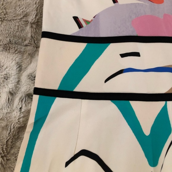 : : ROBERTO CAVALLI Multi Color Abstract Print Sleeveless Short Dress : : - Picture 6 of 16